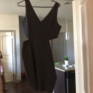 Black straight dress